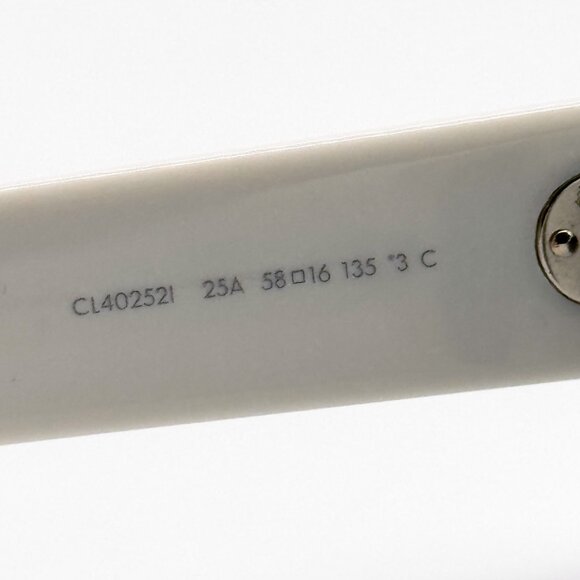 NEW CELINE CL40252I 25A WOMEN WHITE GREY SUNGLASSES CELINE main image 4